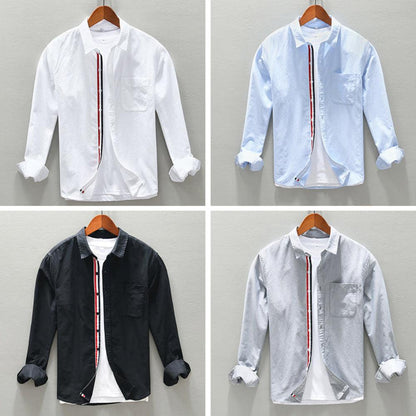 Herren Hemd Langarm – Modernes Freizeithemd in Slim Fit mit klassischem Kragen