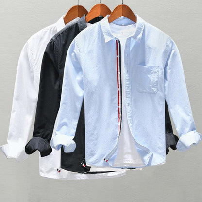 Herren Hemd Langarm – Modernes Freizeithemd in Slim Fit mit klassischem Kragen