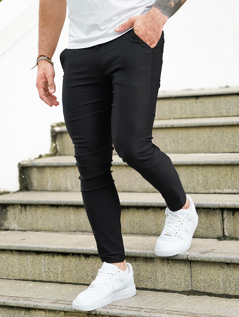 Noa Stretch Pants - Schwarz 6