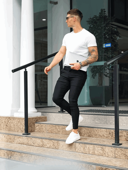 Noa Stretch Pants - Schwarz 8
