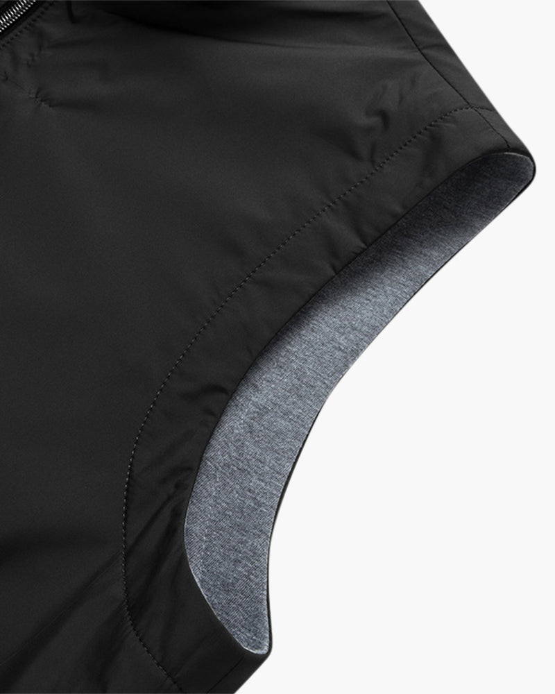 Herren Bodywarmer Schwarz Größe M Polyester-3