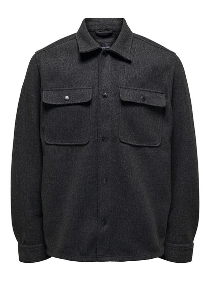 Only & Sons Herren Freizeit Hemd ONSASH - Relaxed Fit 3