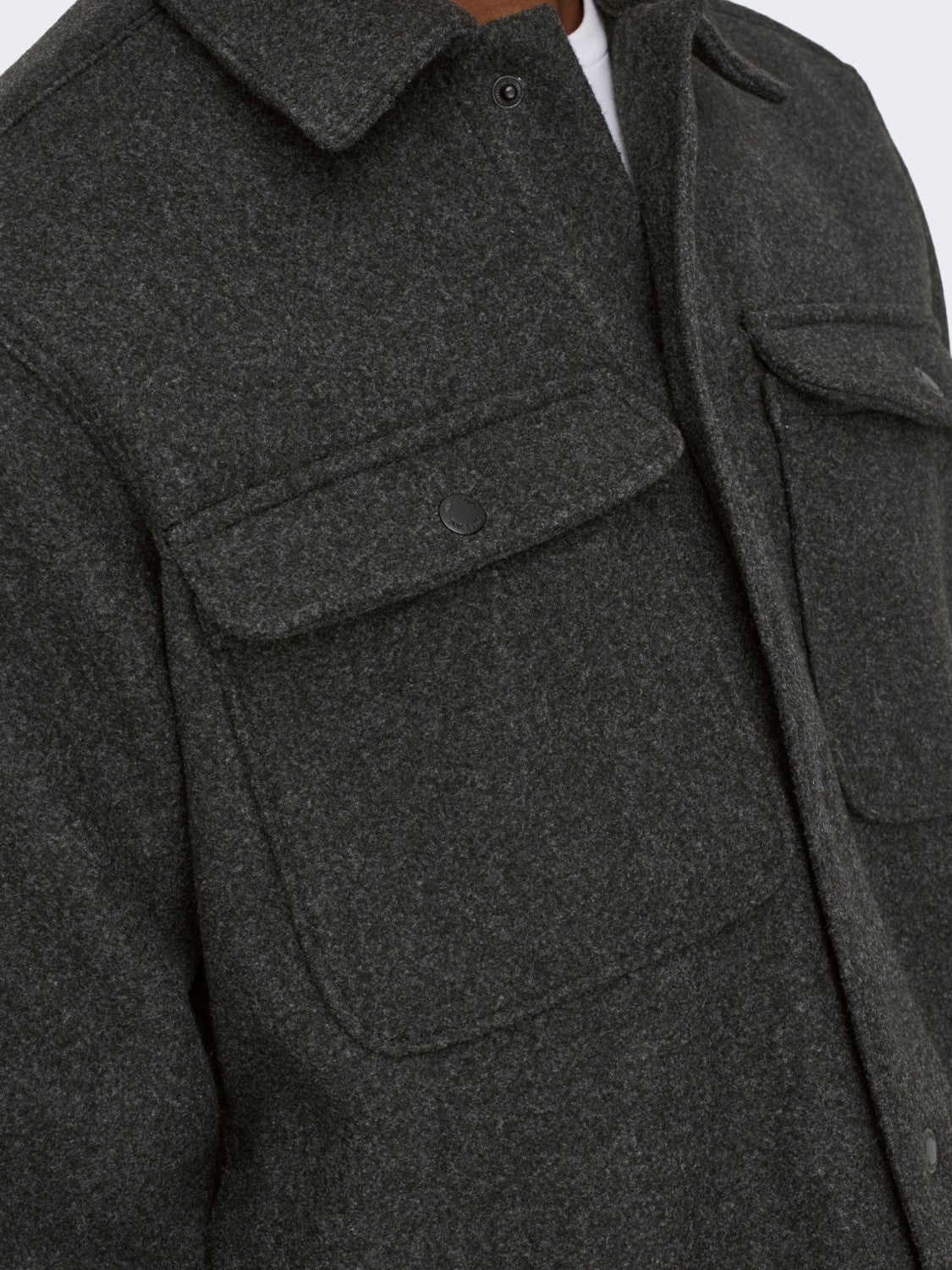Only & Sons Herren Freizeit Hemd ONSASH - Relaxed Fit 5