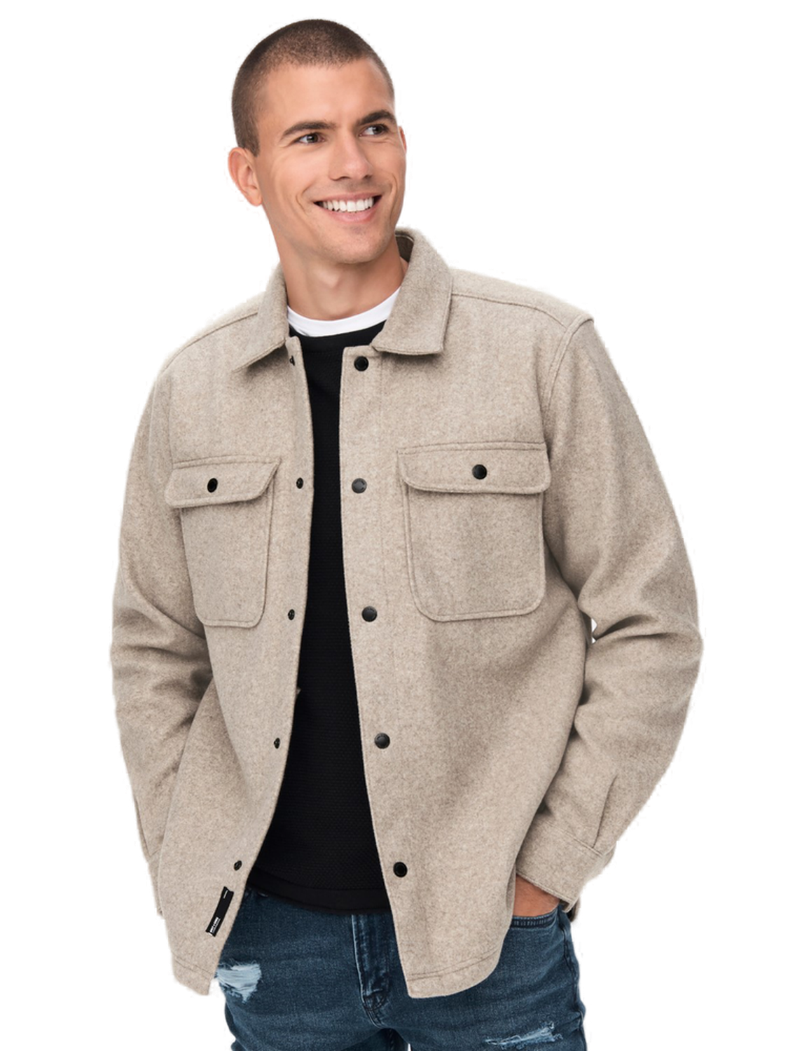 Only & Sons Herren Freizeit Hemd ONSASH - Relaxed Fit 6