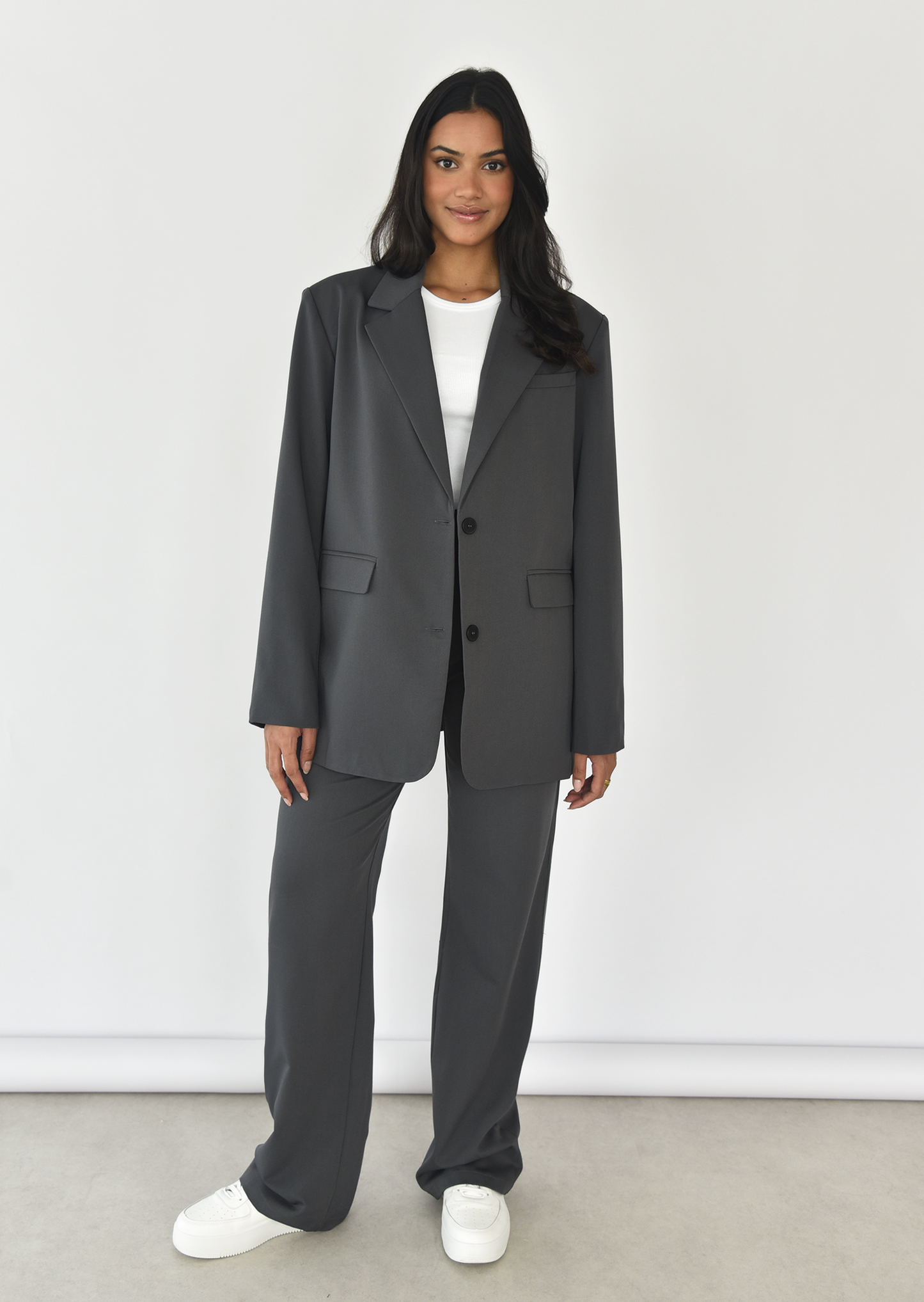 Oversize-Blazer im geraden Schnitt 4