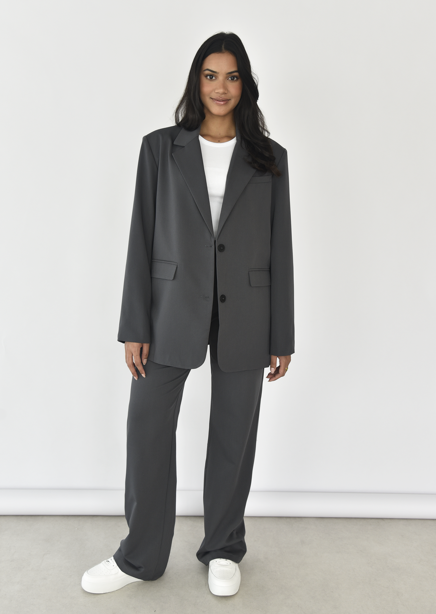 Oversize-Blazer im geraden Schnitt 4