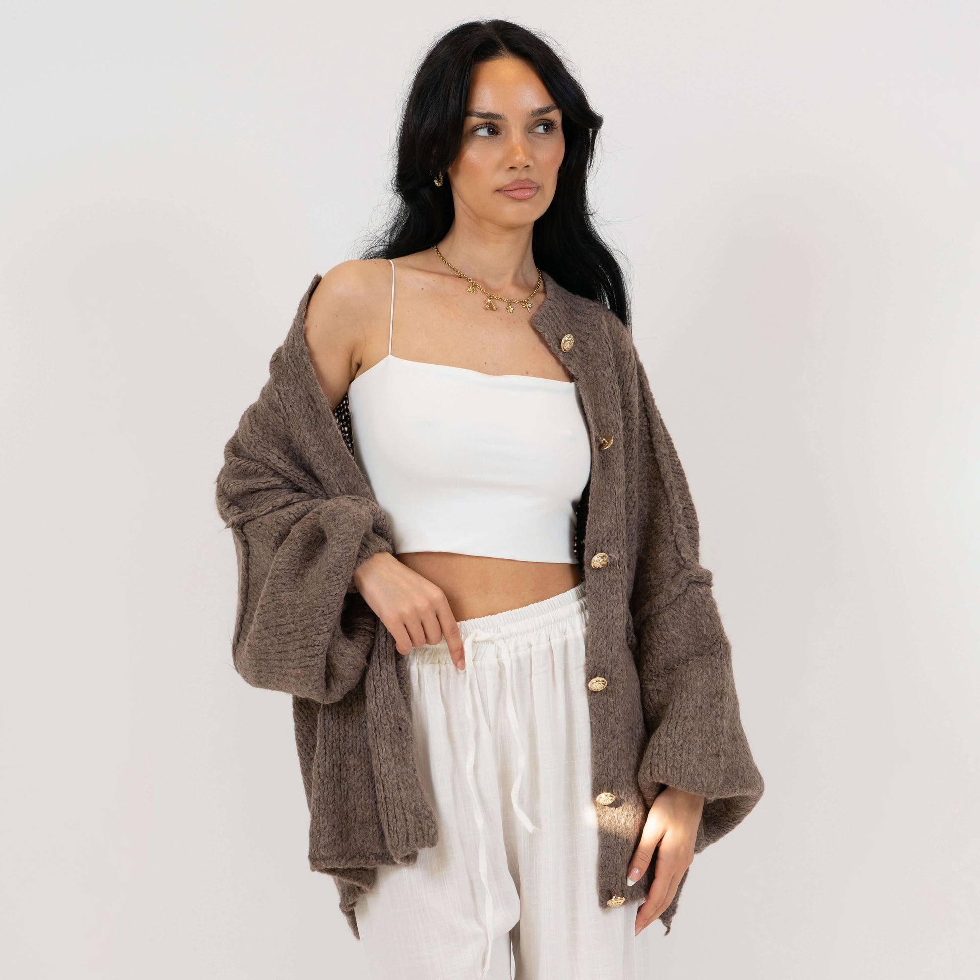 Oversized Cardigan "CozyGlam" 1