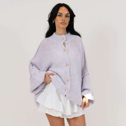 Oversized Cardigan "CozyGlam" 12