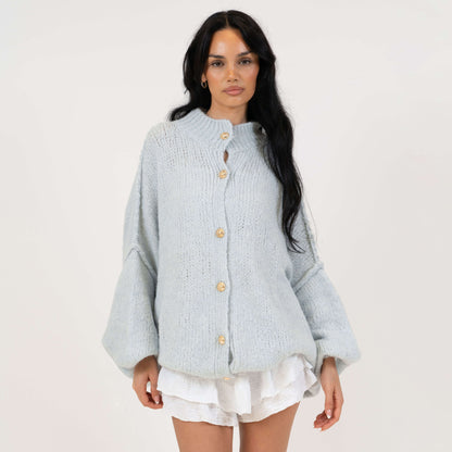 Oversized Cardigan "CozyGlam" 16