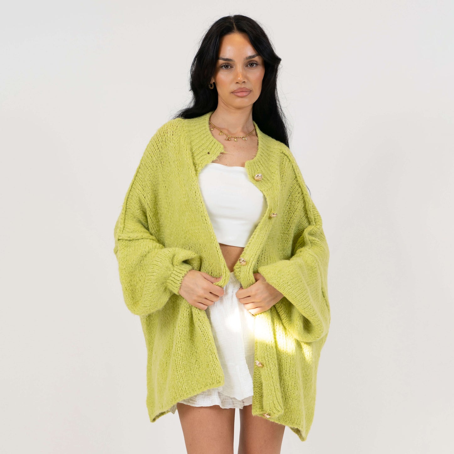 Oversized Cardigan "CozyGlam" 17