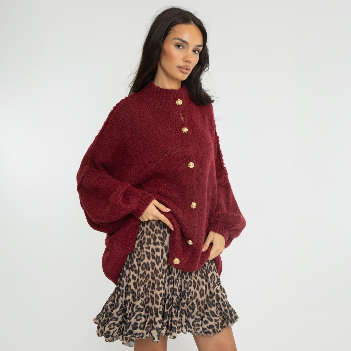 Oversized Cardigan "CozyGlam" 22