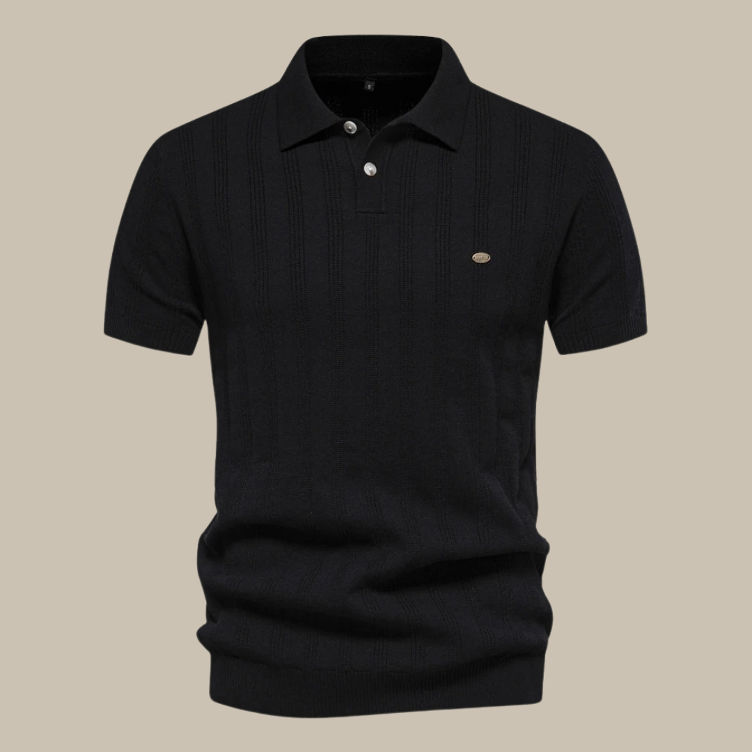Herren Poloshirt Blau Größe M Baumwolle - Klassischer Stil für Freizeit und Alltag-1