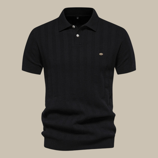 Herren Poloshirt Blau Größe M Baumwolle - Klassischer Stil für Freizeit und Alltag-1