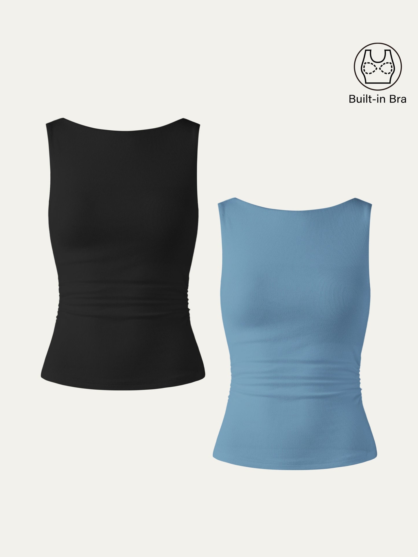 Rückenfreies, elastisches Brami-Tanktop 12