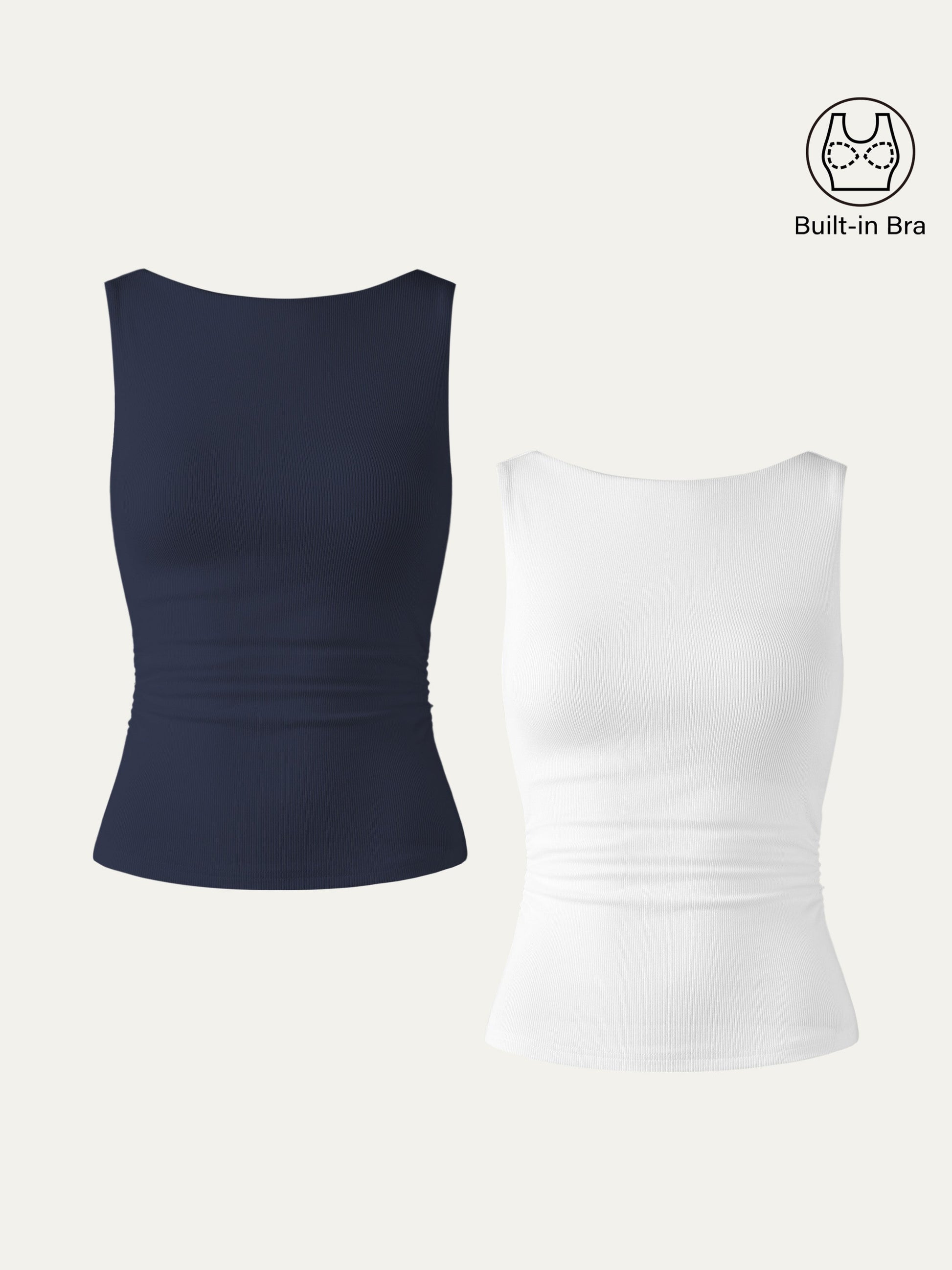 Rückenfreies, elastisches Brami-Tanktop 13
