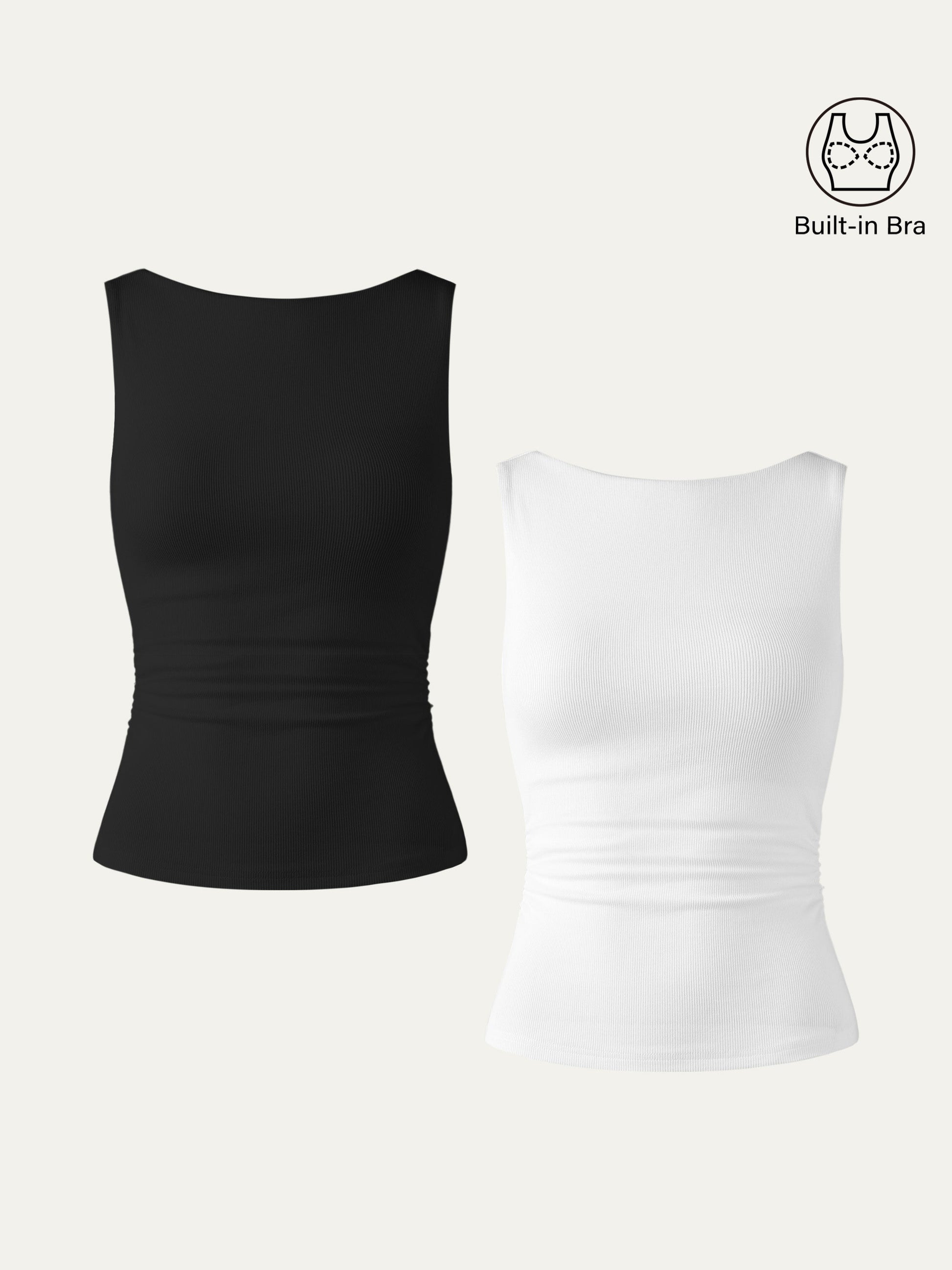 Rückenfreies, elastisches Brami-Tanktop 15