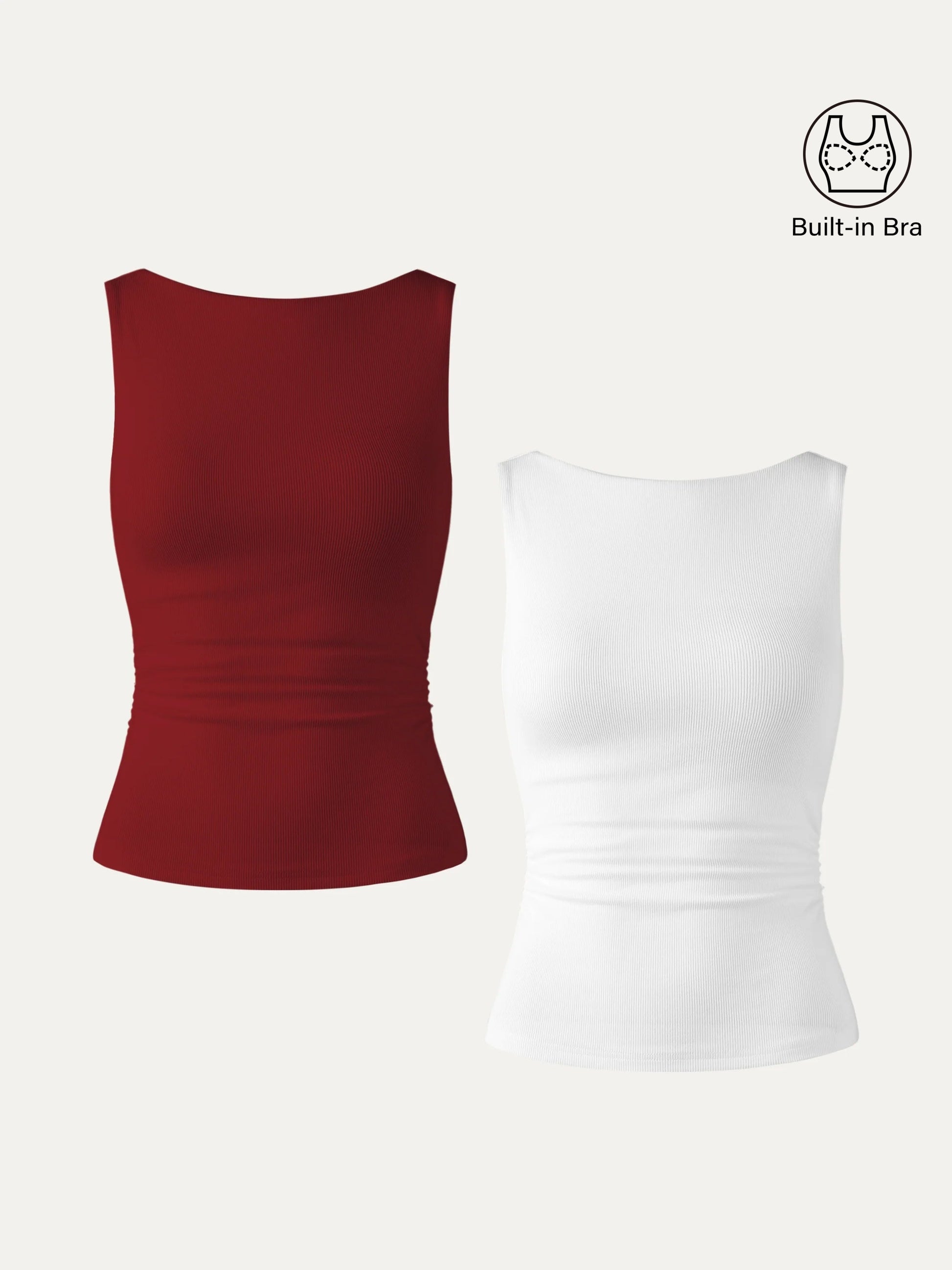 Rückenfreies, elastisches Brami-Tanktop 21