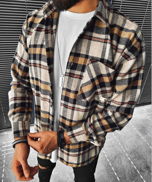 Herren Cordhemd  – Stylisches Freizeithemd für Herbst & Winter