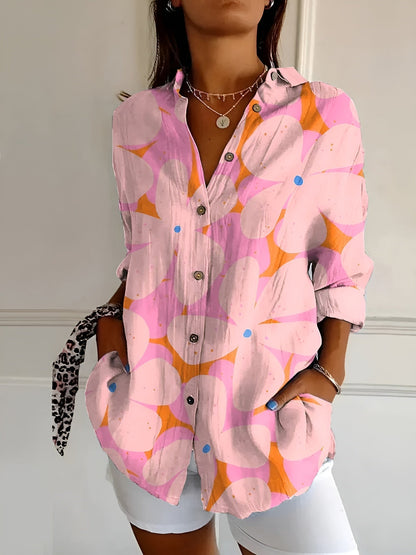 Stilvolles Button Down Hemd Für Damen | Langarm 1