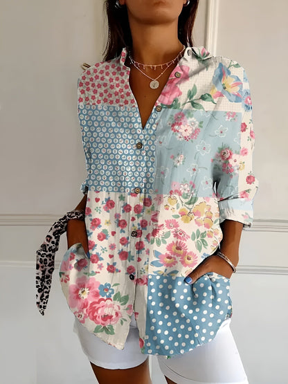 Stilvolles Button Down Hemd Für Damen | Langarm 3