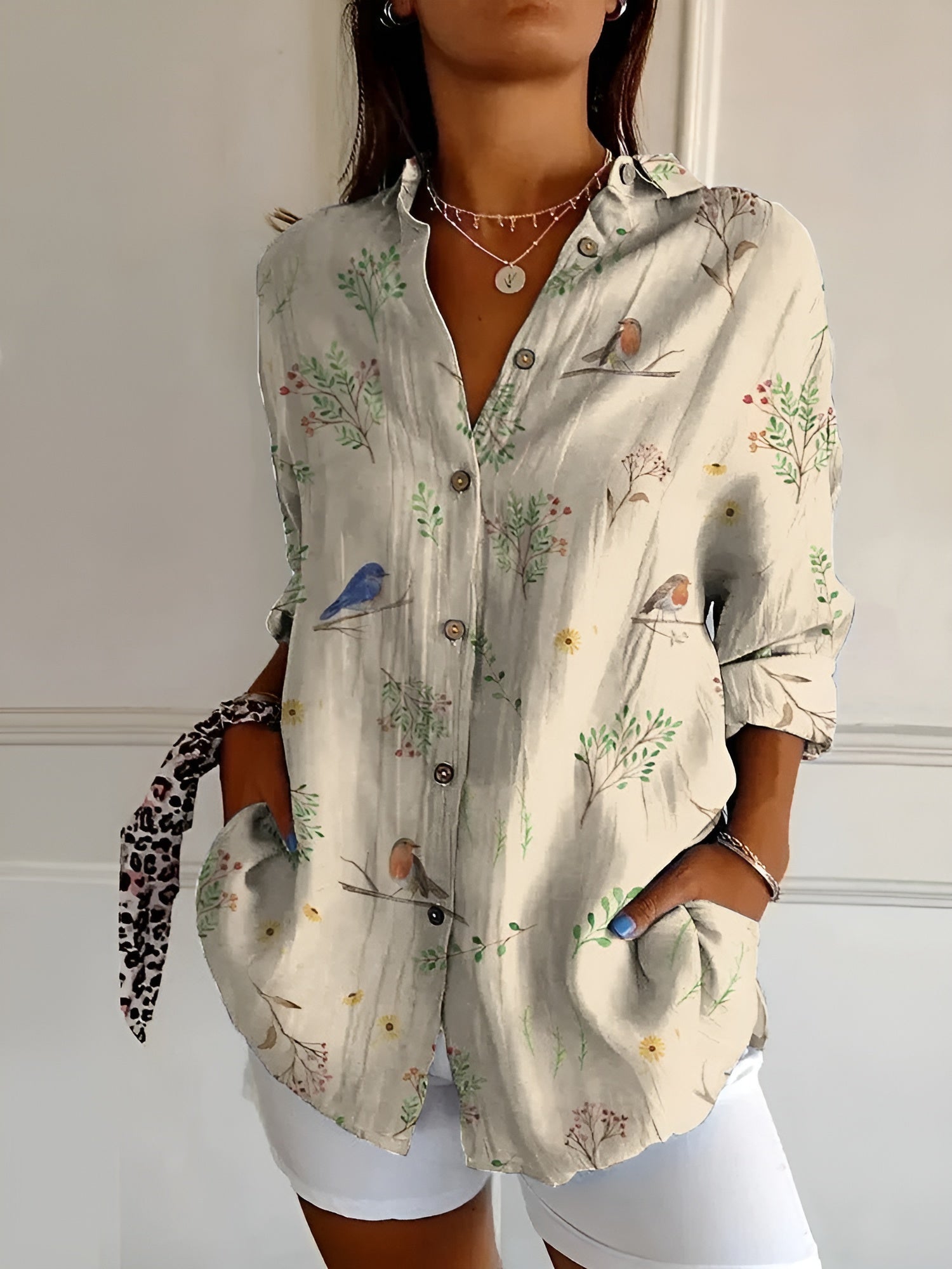 Stilvolles Button Down Hemd Für Damen | Langarm 4