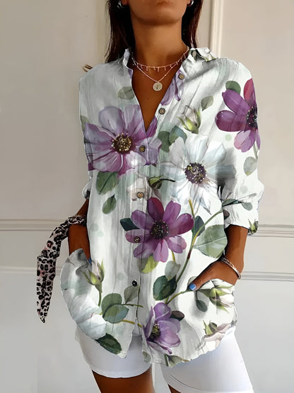 Stilvolles Button Down Hemd Für Damen | Langarm 7