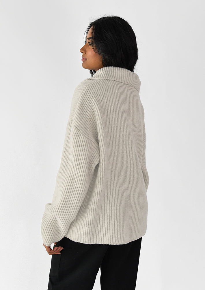 Strickpullover mit Reißverschluss 2