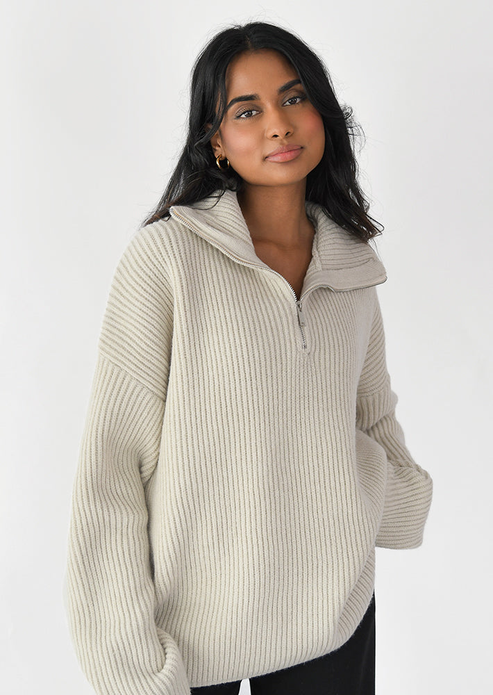Strickpullover mit Reißverschluss 3