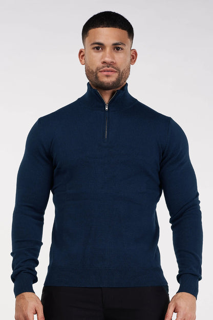 THE SANTONI HALF ZIP SWEATER 11