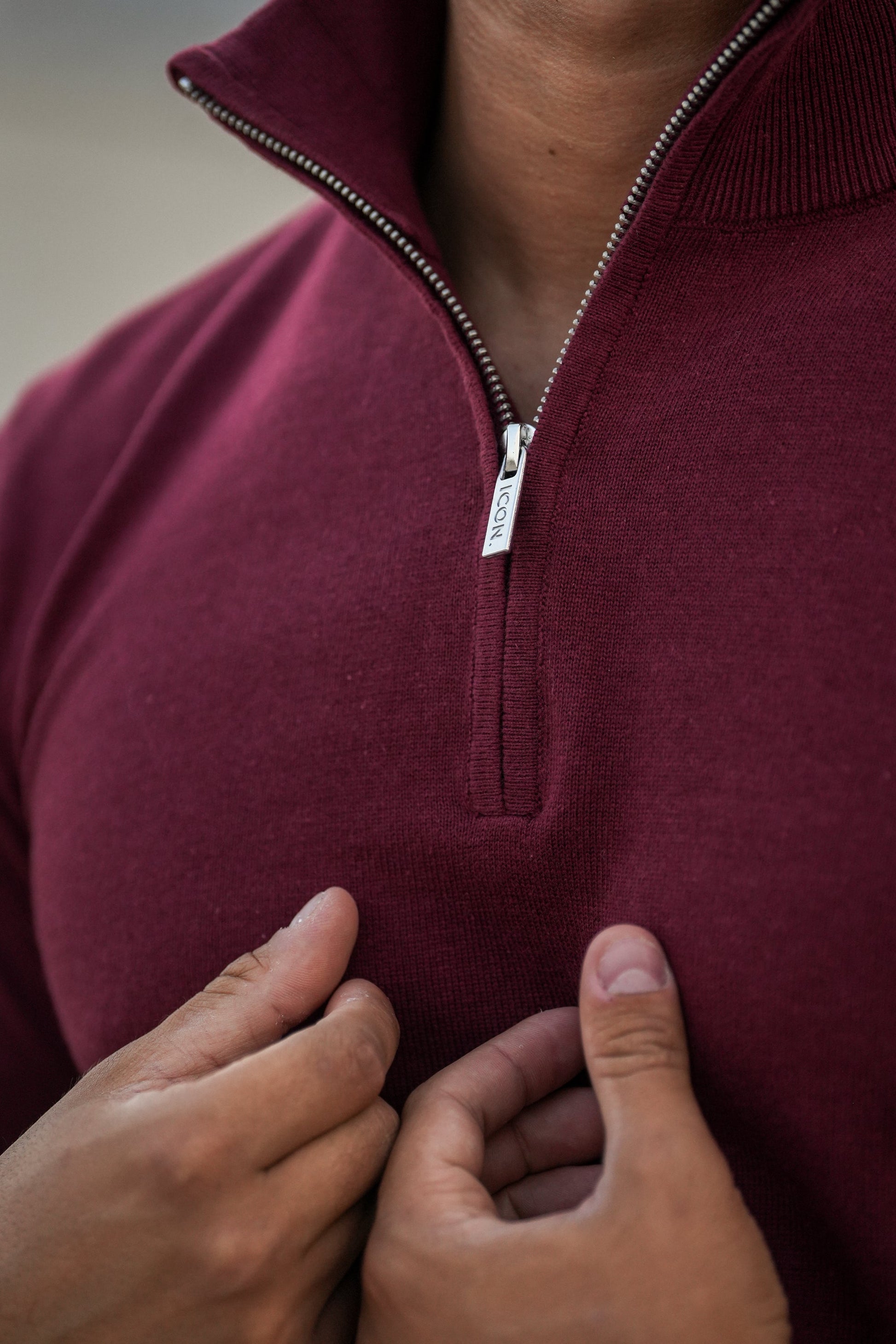 THE SANTONI HALF ZIP SWEATER 8