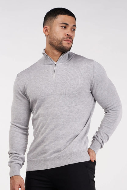 THE SANTONI HALF ZIP SWEATER 9