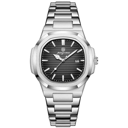 Elegante Herren Armbanduhr aus Edelstahl – Stilvoll & Klassisch