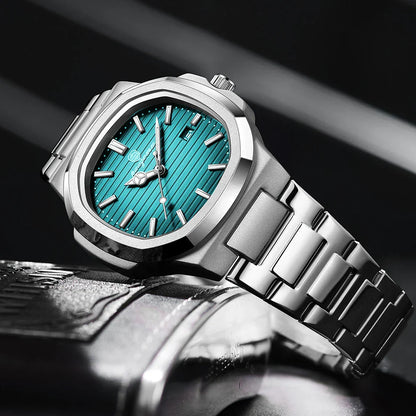 Elegante Herren Armbanduhr aus Edelstahl – Stilvoll & Klassisch