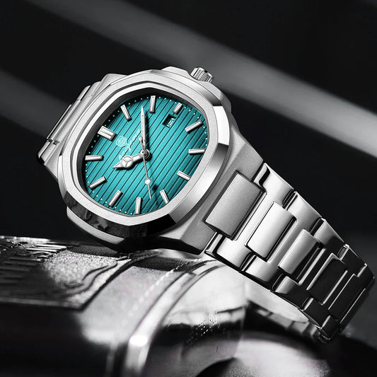 Elegante Herren Armbanduhr aus Edelstahl – Stilvoll & Klassisch