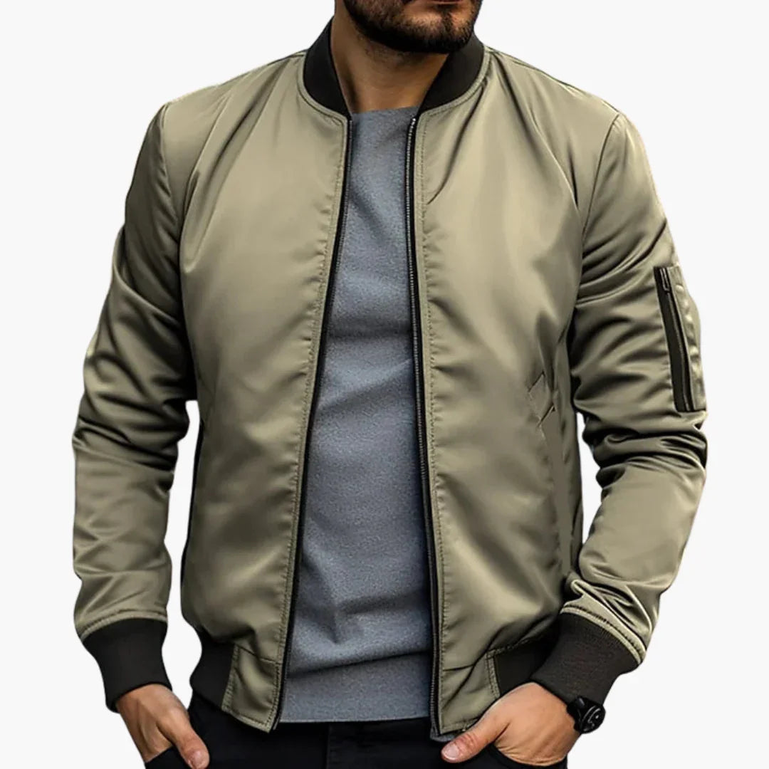 Zip Up Bomberjacke für Herren 3