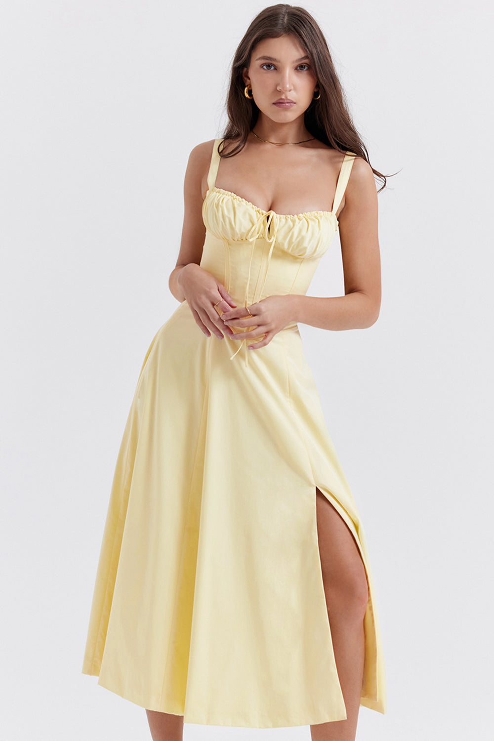 Zipporas - Tailliertes Bustier-Kleid mit modernem Frühlingsblumen-Print für 2025 8