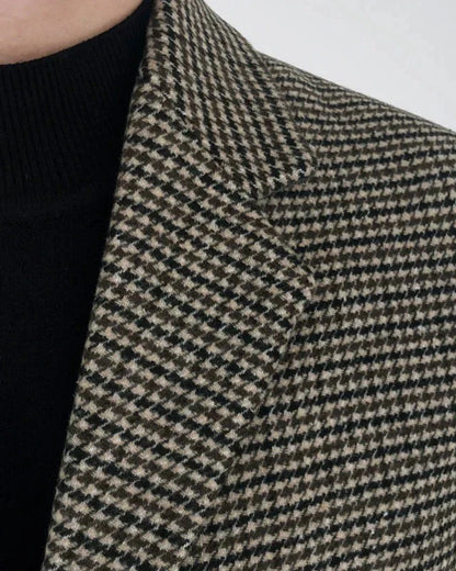 Damen Mantel Schwarz Größe M Baumwolle Langer Sherlockmantel für Herbst und Winter-5