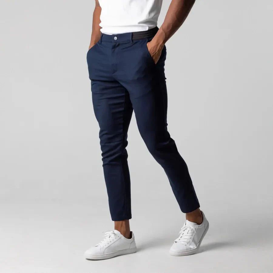 Variant image for Herren Chino Hose Beige Größe 32 Slim-Fit Baumwolle-6