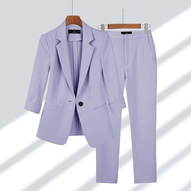 Zweiteiliges Damen Anzug Set – Blazer & Hose für Business, Büro & elegante Anlässe