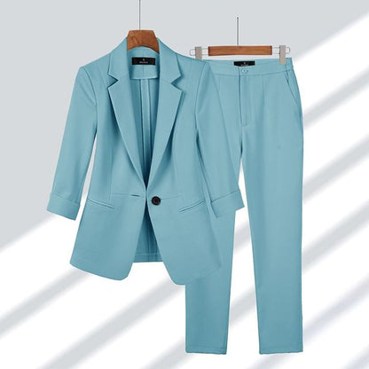 Zweiteiliges Damen Anzug Set – Blazer & Hose für Business, Büro & elegante Anlässe