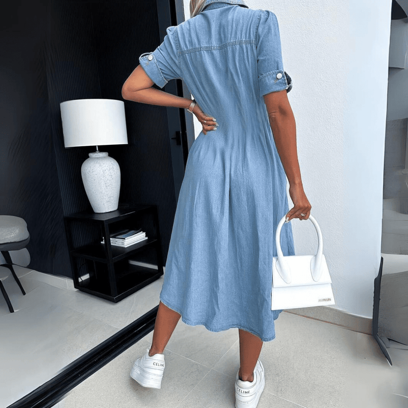 Clara Denim Midikleid für den Alltag