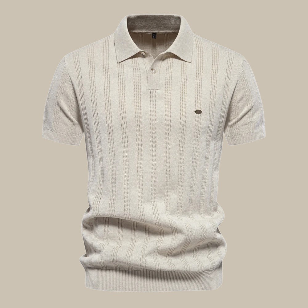 Herren Poloshirt Blau Größe M Baumwolle - Klassischer Stil für Freizeit und Alltag-3