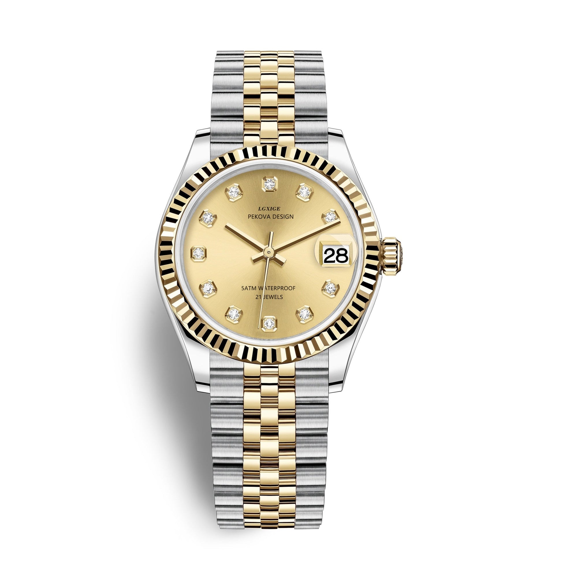 Edelstahl Armbanduhr "Femmina Classica no.296" 5